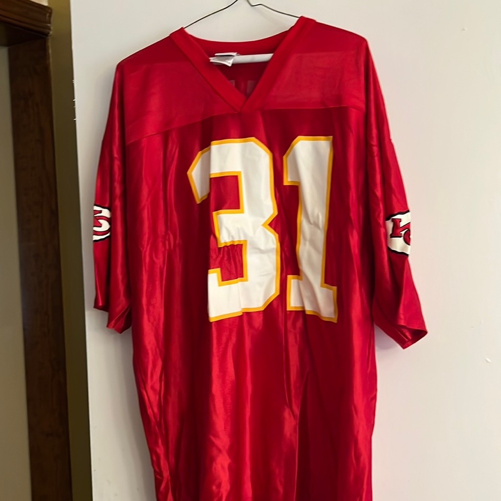 Kansas City football jersey homes, Exter large brand new